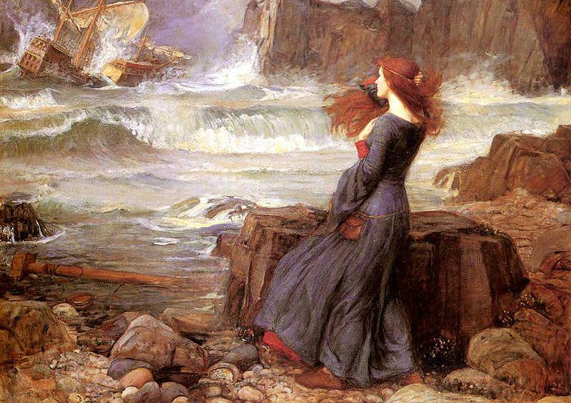 John William Waterhouse Miranda - The Tempest China oil painting art